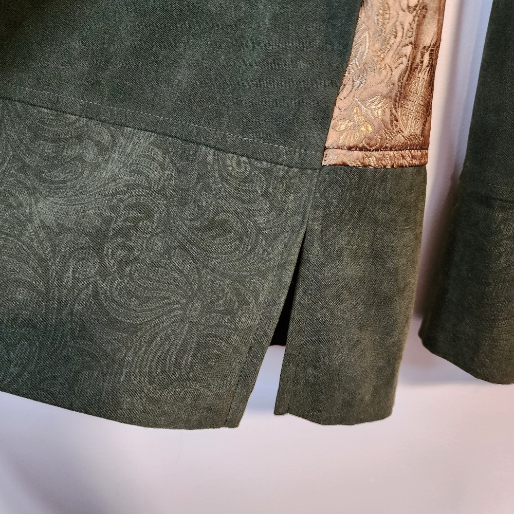 Vintage Notations Asian Patchwork Jacket - image 8